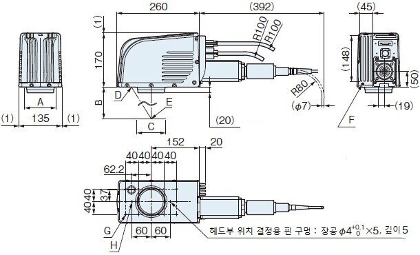 LP-RV200P 헤드