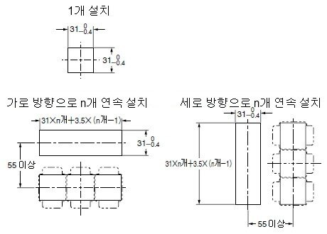MS-DP1-2 MS-DP1-3 패널 컷 치수