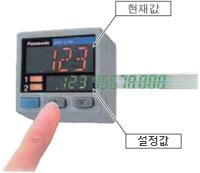 "현재값"과 "동작 레벨"을 동시에 표시해 동작 레벨의 다이렉트 설정 가능 