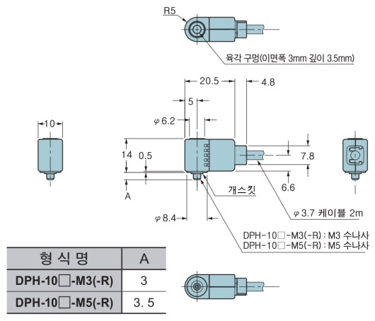 DPH-10□-M3(-R)　DPH-10□-M5(-R)