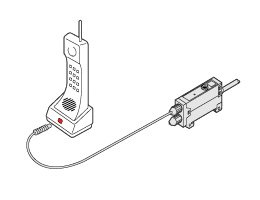 무선 전화기의 LED 점등 체크