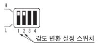 감도 변환 설정