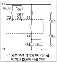 배선 예 출력부의 배선 예 [1]