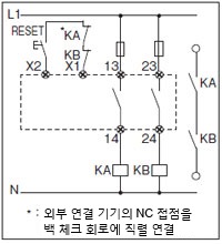 배선 예 출력부의 배선 예 [2]