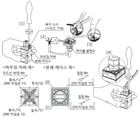 커트 클램프식 연결