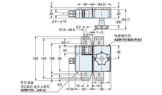 MPAZ17/170-B25 장착도