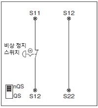 비상 정지 스위치의 배선 예 [1]