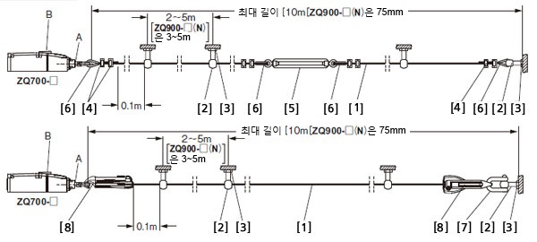 설치 각 부품의 조립